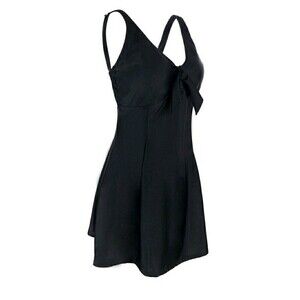 Retro dress style swimsuit plus size